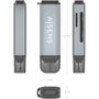 AISENS Lector de tarjetas ASCR-2C10-GR USB-C Gris